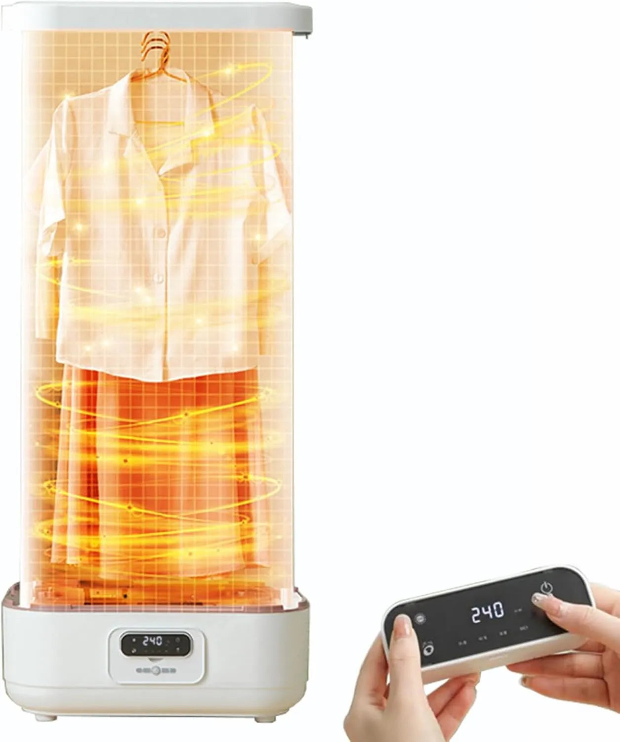 Secadora, 850W, Eléctrica Portátil, Mini de Ropa, con Bolsa de Secado, Silenciosa y Efectiva para Viajes, Apartamento y Camping, diseño plegable