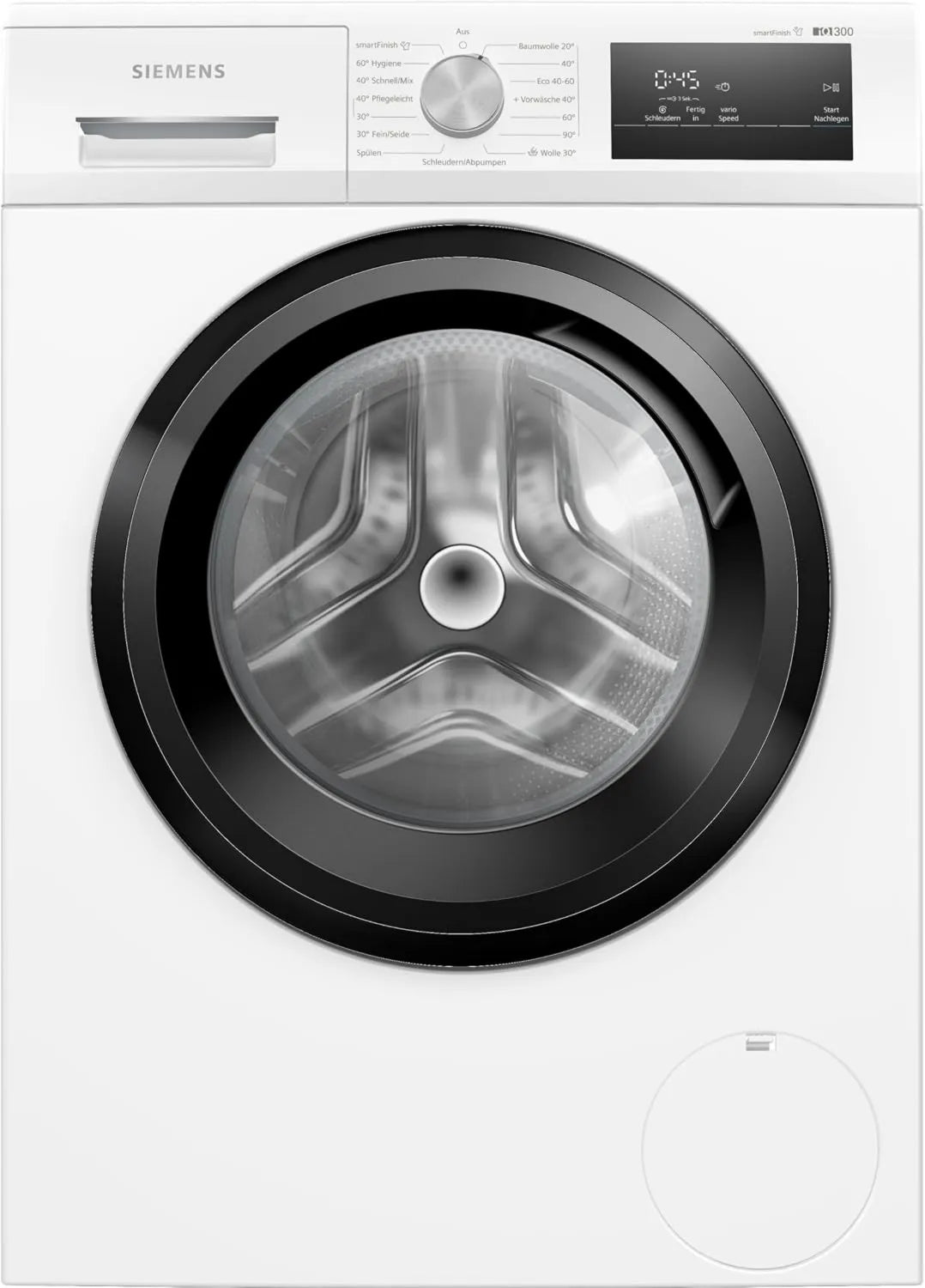 Siemens WM14N001 lavadora, 8 kg, 1400 rpm, 60 cm, pantalla digital, Carga Frontal
