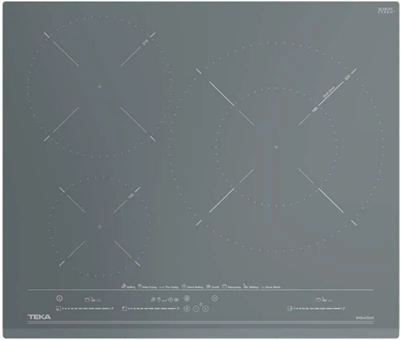Teka placa de inducción, 60 cm, 3 Zonas, control táctil, Cocción, Multislider, Área XL Paellera, Modelo MasterSense