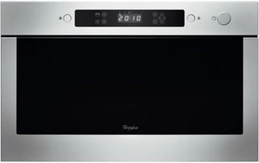Whirlpool AMW 423/IX horno microondas, 22 L, 750 W, Integrado Negro, acero inoxidable, instalación empotrada