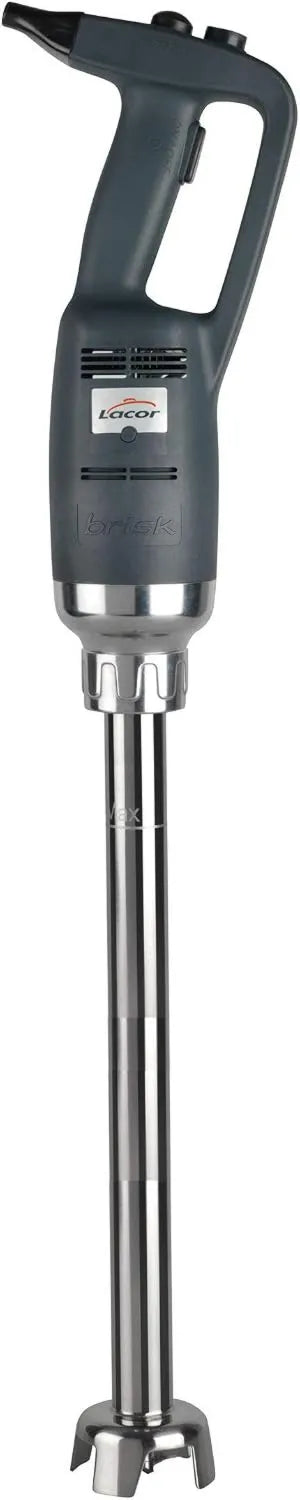 Batidora de mano, 16,000 rpm, 500 W, 50 cm, acero inoxidable, Mano LACOR Brisk, Triturador Profesional, Brazos Intercambiables, Mango Ergonómico