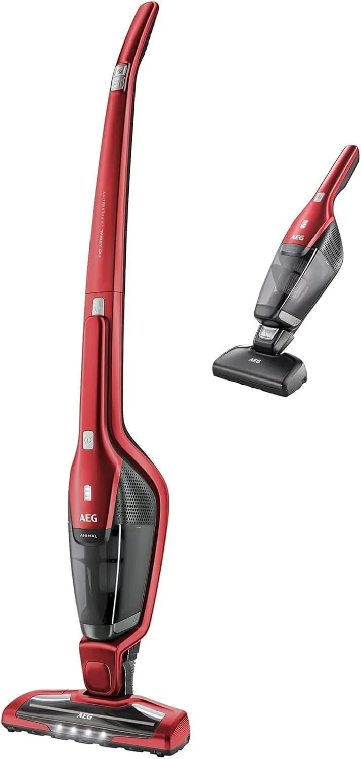 AEG CX7-2-45AN aspiradora, 45 min, 18 V, 0.5 L, Sin Cable, Cepillo 180o con LED, Mano Especial para Mascotas, diseño inalámbrico, 2 Velocidades