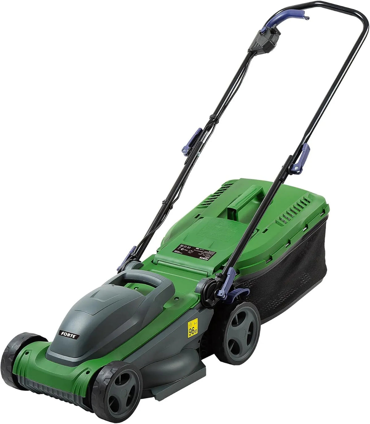 Cortacésped, ajuste regulable, 1400 W, 34 cm, eléctrico de y con un Ancho de Corte, 6 Alturas de Corte Ajustables