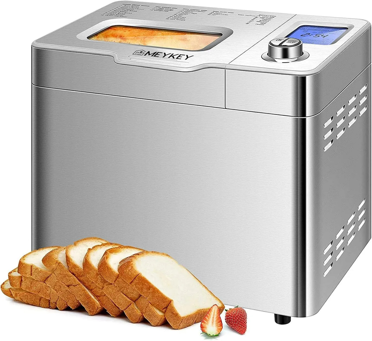 Panificadora, 900 g, 550 W, 36 x 22 x 30 cm, con capacidad de hasta, programas inteligentes y automáticos