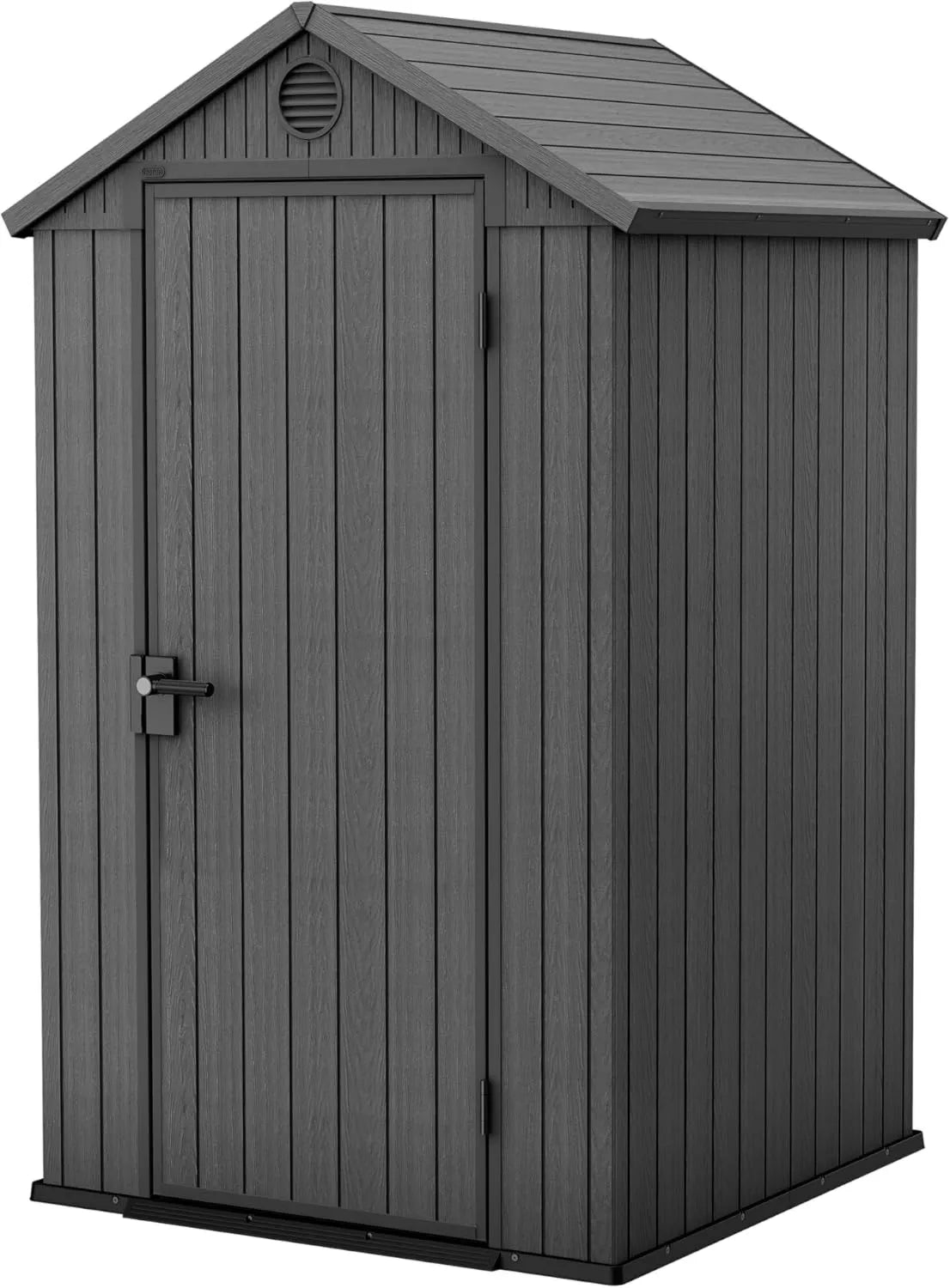 Cobertizo de jardín, 1.4 m², 4x4, 126 x 117 x 205 cm, Sistema de Ventilación, Puerta y Ventana, estructura impermeable