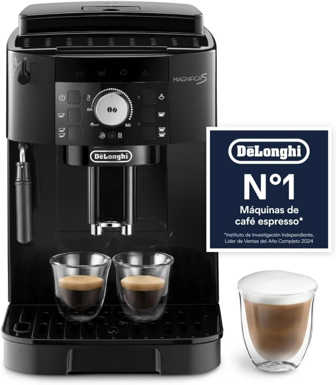 De'Longhi ECAM11.112.B cafetera, función de vapor, Perfetto Superautomática, Vaporizador Manual de Leche, Espresso y Capuchino