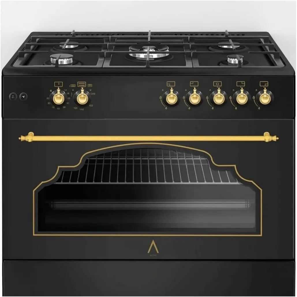Placa de gas, Cocina de Gas con Horno de Gas Vulcano Gold-90
