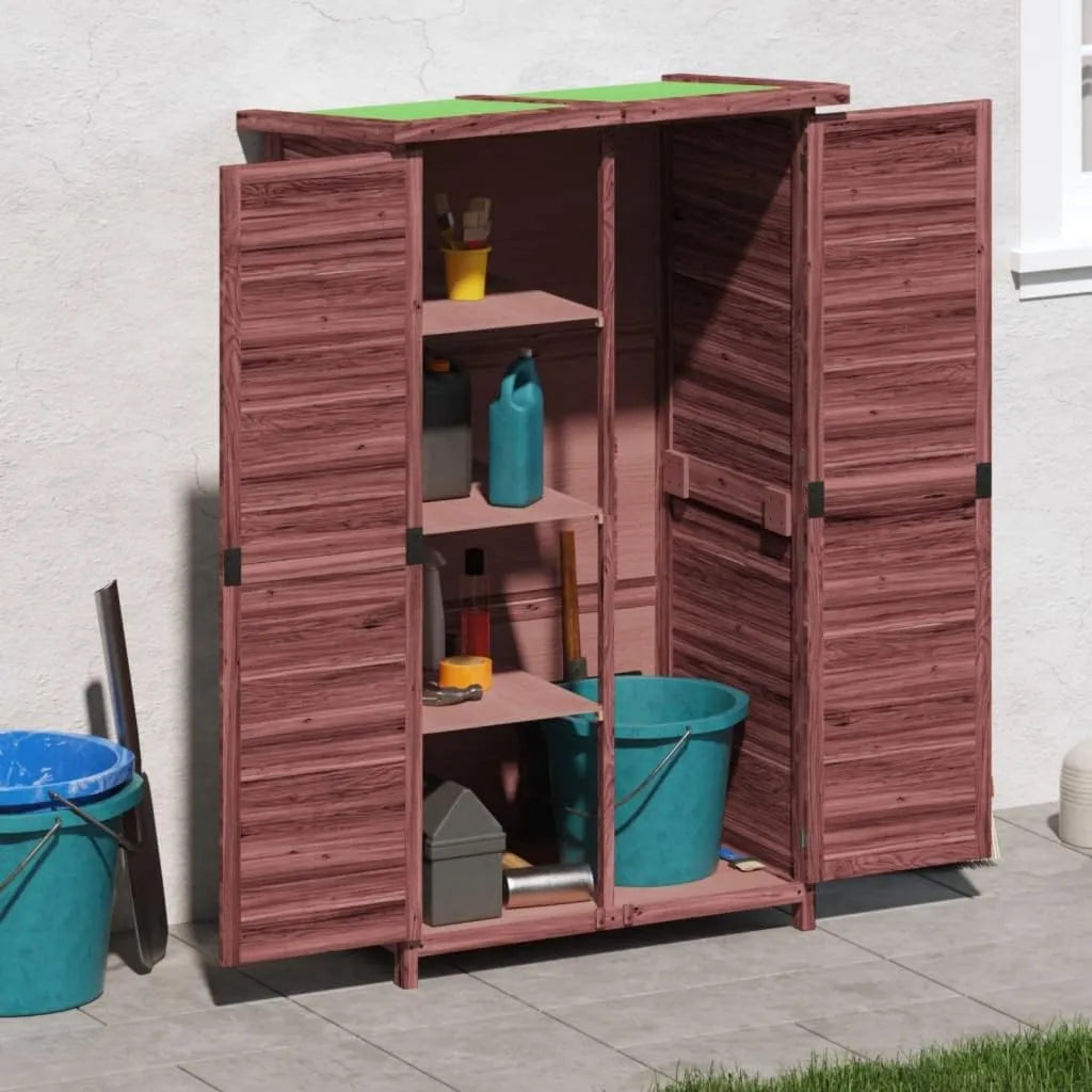 Cobertizo de jardín, 83 x 57 x 140 cm, Cobertizo para jardín, cobertizo para electrodomésticos, madera maciza de pino, para exteriores
