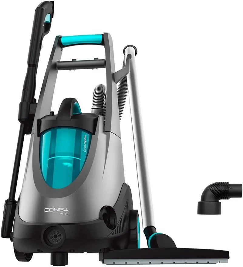 Cecotec hidrolimpiadora, 1500 W, 120 Bar, 15 kPa, Conga Triton 4000 UltraClean 4 en 1, Aspiradora de Sólidos y Líquidos y Soplador