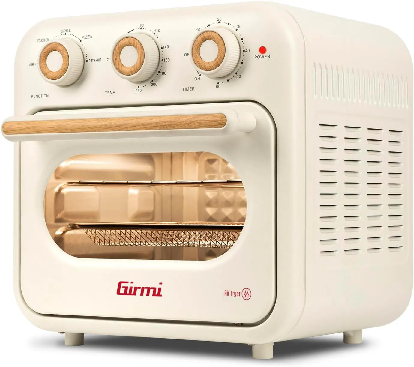 Freidora de aire FG28, 1300W, 14 Litros, Horno Multifuncional, Gran Ventilador, Libro de Recetas Incluido