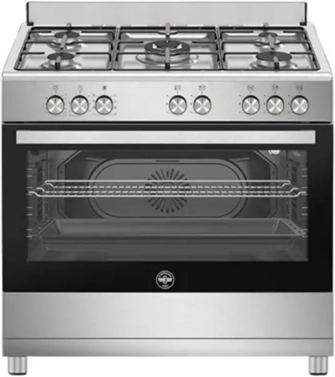 Placa de gas SE965EX24, Acero Inoxidable, 90 x 60 cm, Gas con Horno Eléctrico, Clase Energética A