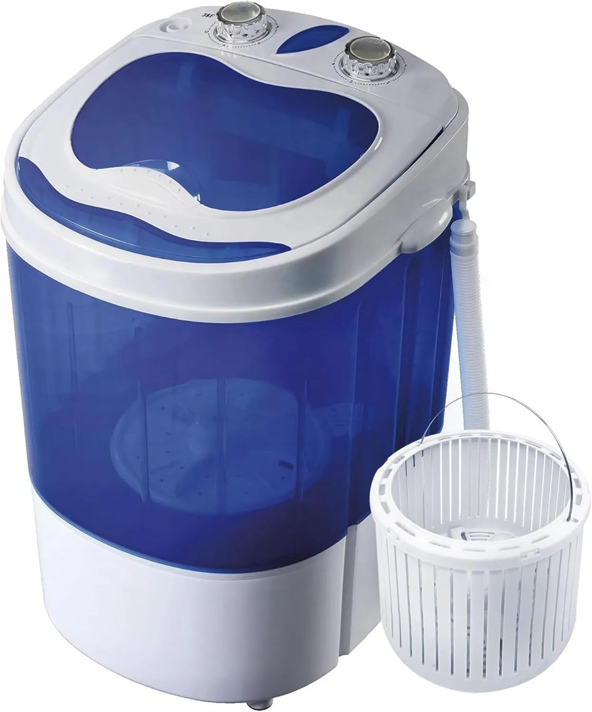 Lavadora WM1111, funcionamiento eficiente, 3Kg, briebe Camp Mini Portátil con Centrifugado, Capacidad Ropa, Caravanas Camper y Autocaravanas