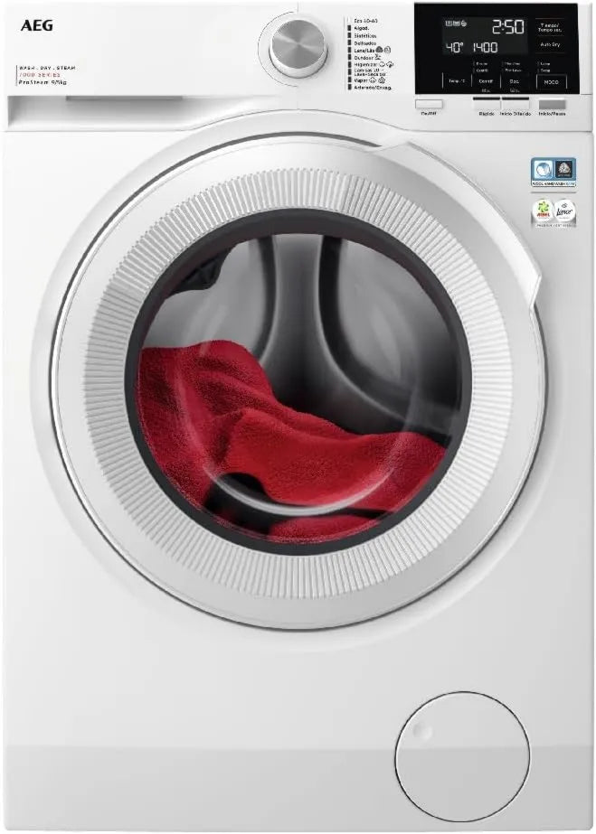 AEG LWR7194M2B lavasecadora, 5 kg, Lavadora Secadora Blanca 9/ 1400