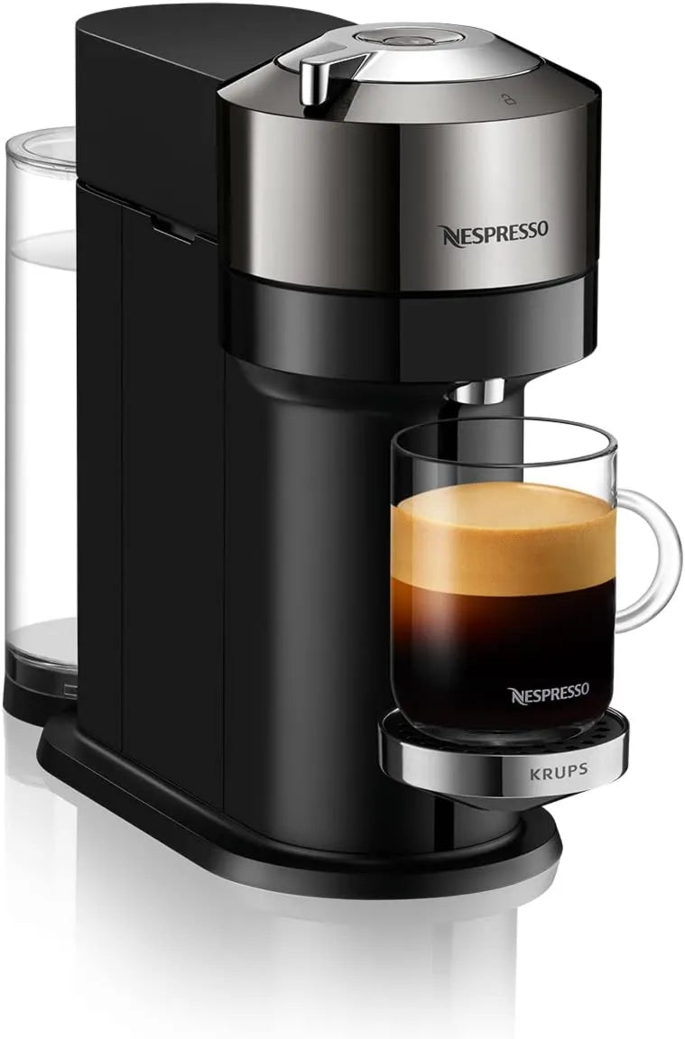 Nespresso YY4299FD cafetera espresso, Krups Vertuo Next Chrome
