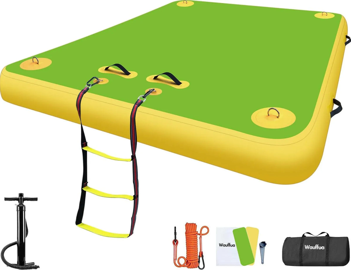 Piscina desmontable, flotante inflable para lagos, flotadores gruesos y extra anchos para adultos