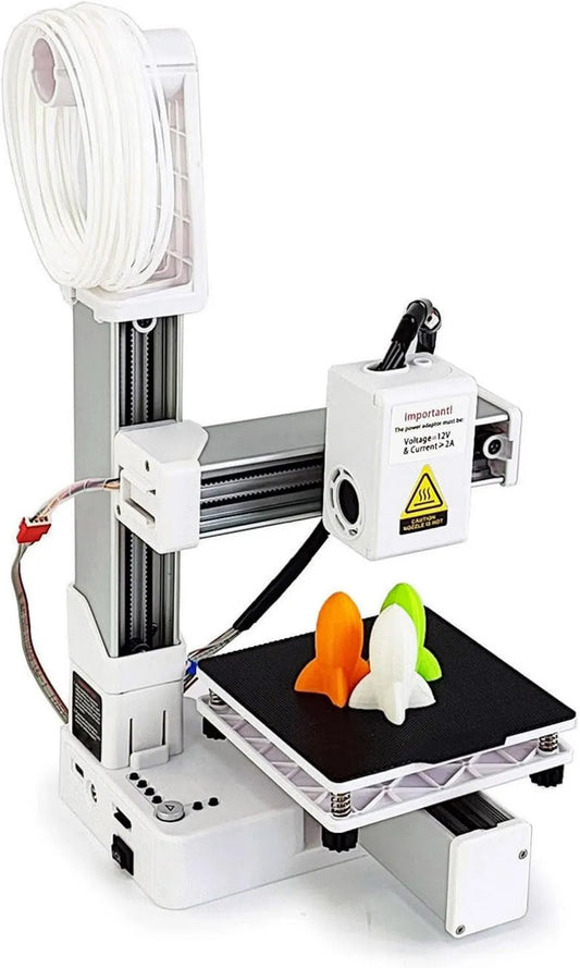 Impresora X 4, 1.75 Mm, 3D para NiñOS y Principiantes, Soporte de la Máquina de Impresión 3D PLA y Filamentos de TPU, Tamaño de Impresión de 4