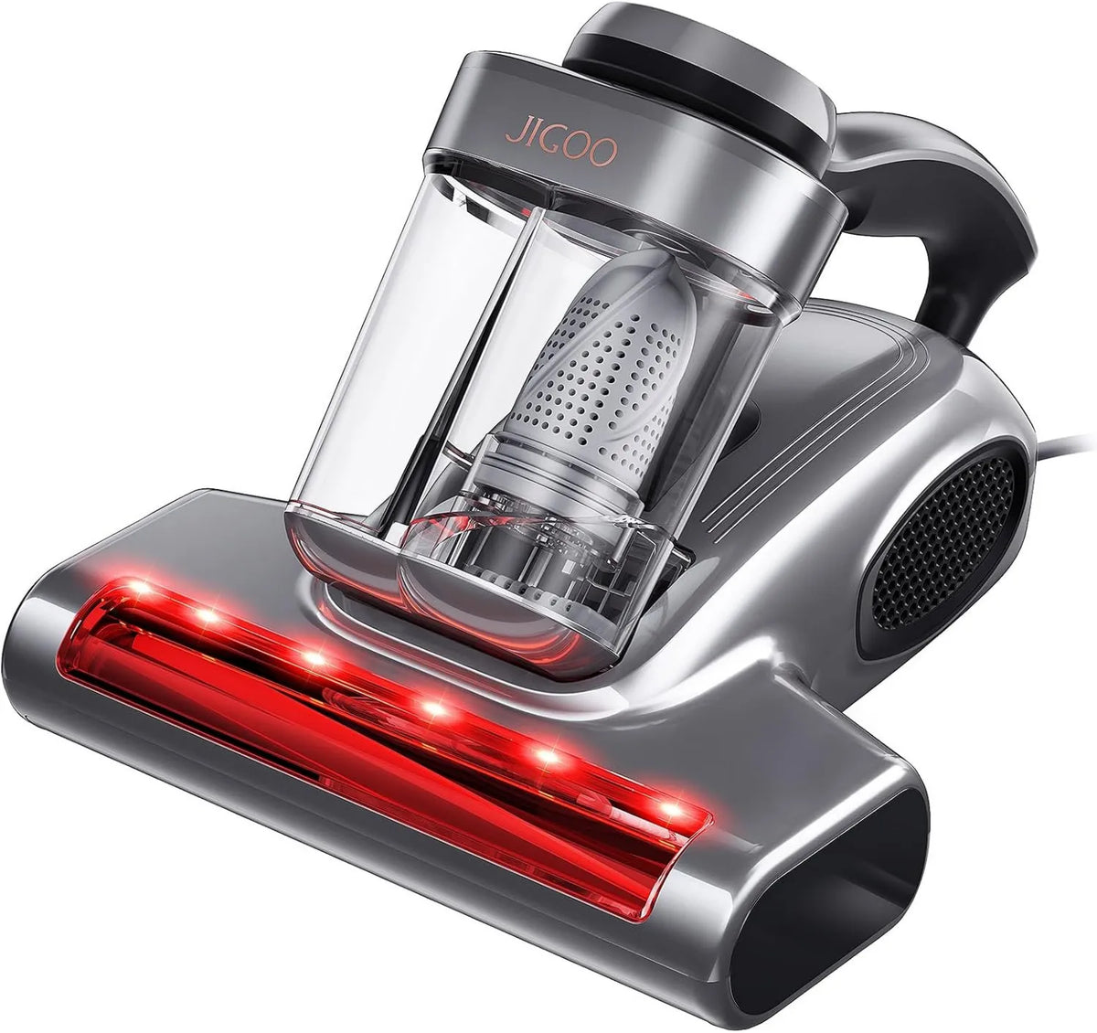 Aspiradora de mano J300, 550W, filtración de alérgenos, Pro Anti-Ácaros para Colchones, Elimina Ácaros, Alérgenos y Pelo de Mascotas