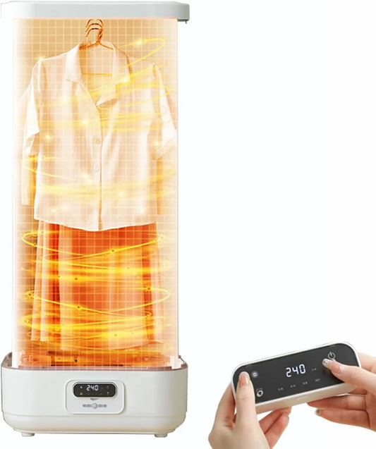 Secadora, 850W, Eléctrica Portátil, Mini de Ropa, con Bolsa de Secado, Silenciosa y Efectiva para Viajes, Apartamento y Camping, diseño plegable