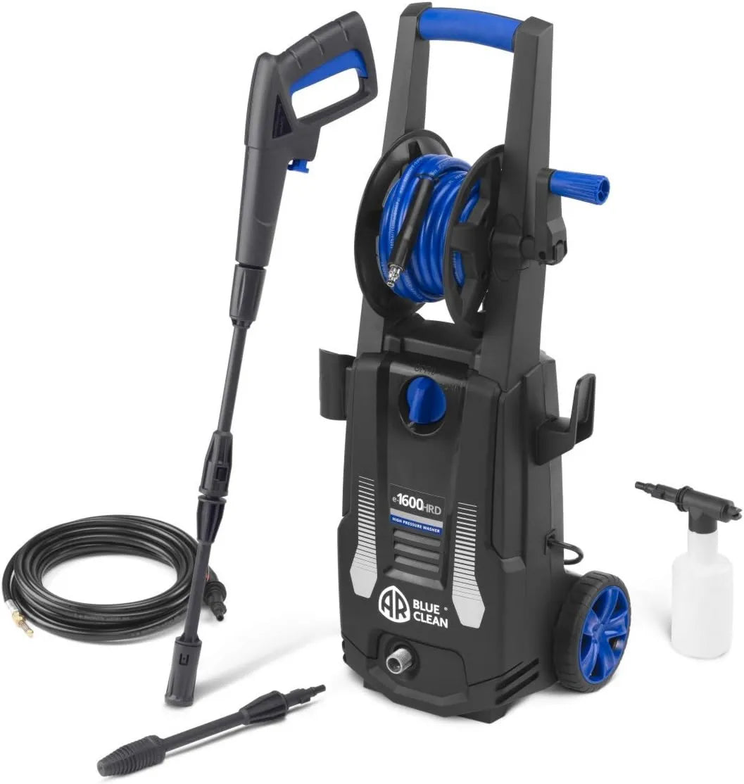 Hidrolimpiadora, 1600 W, 125 bar, 420 l, AR Blue Clean Hidrolimpiadora de Alta Presión con Kit de Limpieza