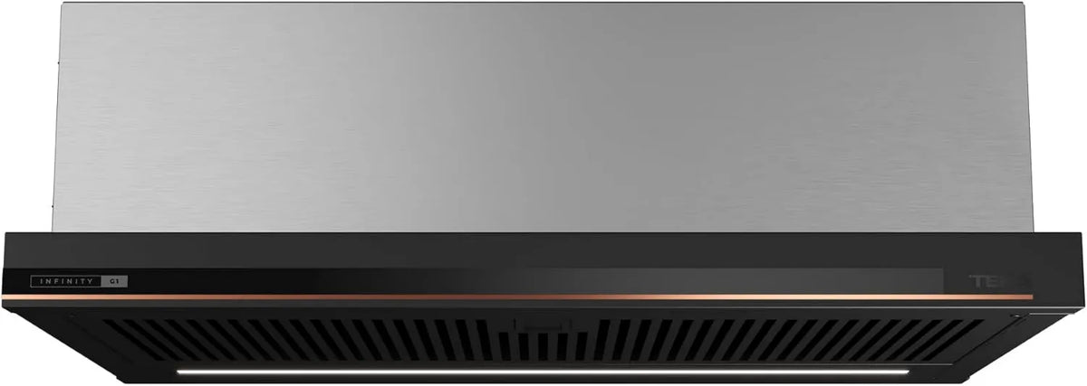 Teka CNL 6415 campana extractora, 60 cm, 1 velocidades, motor EcoPower, acabado negro mate, controles electrónicos, compatible con recirculación