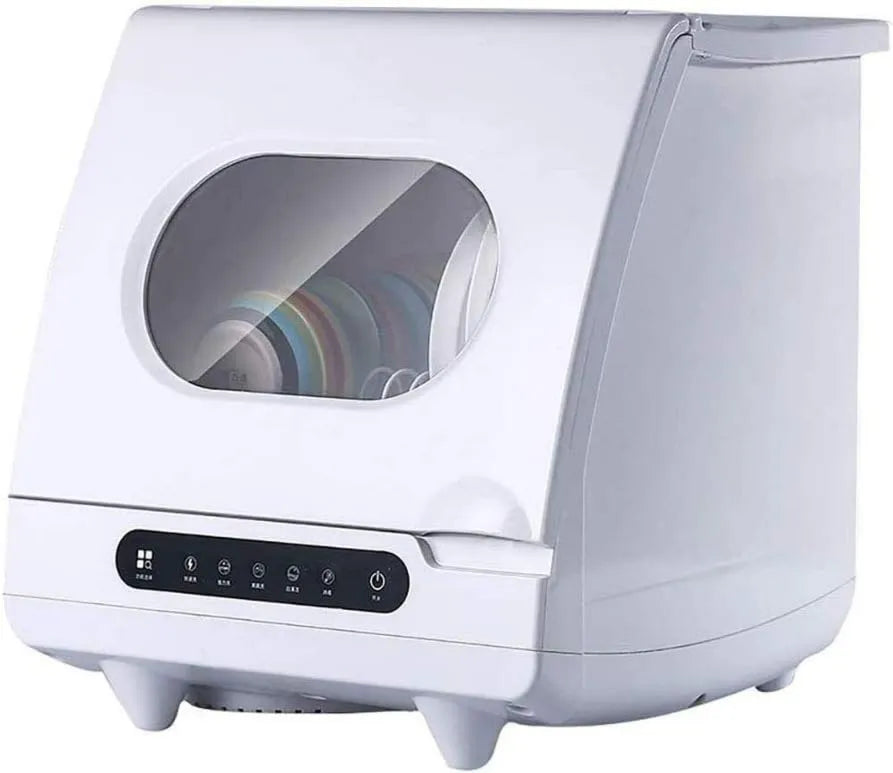 Lavavajillas, acero inoxidable, Mesa Automática Mini Portátil Sin Plomería, Con Inicio De Demora, Para La Oficina De Apartamentos