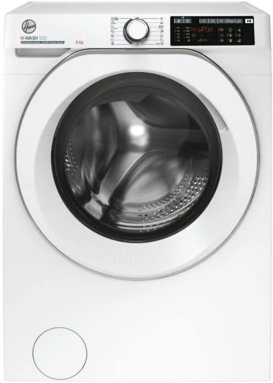 Hoover 48AMC/1-S HW 48AMC/1 lavadora, 8 kg, 1400 rpm, 85 cm, HW H-WASH 500 Inteligente, Carga Frontal, Función Vapor, motor Inverter, control WiFi
