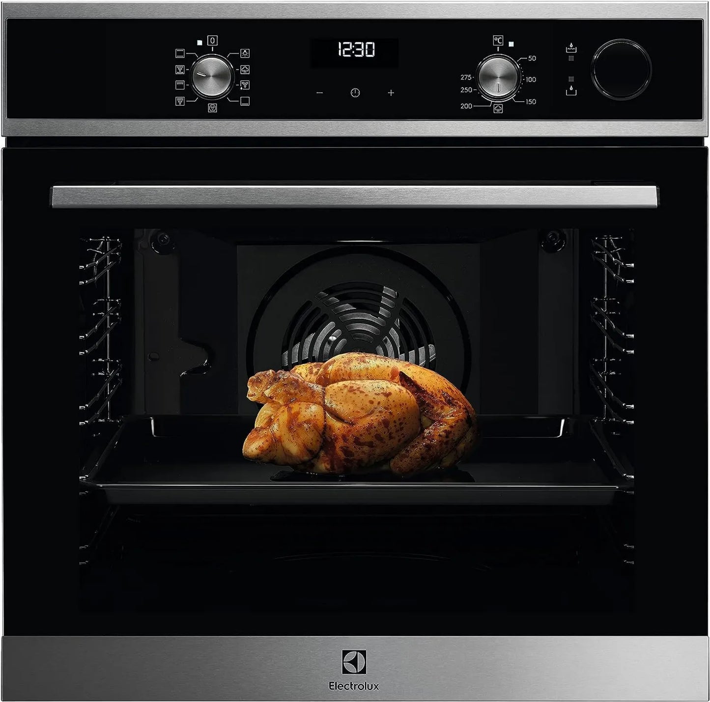 Electrolux LOC5H40X2 horno eléctrico, instalación empotrada, pantalla digital, Acero Inoxidable, función de vapor, 72 L, 589 x 596 x 569 mm