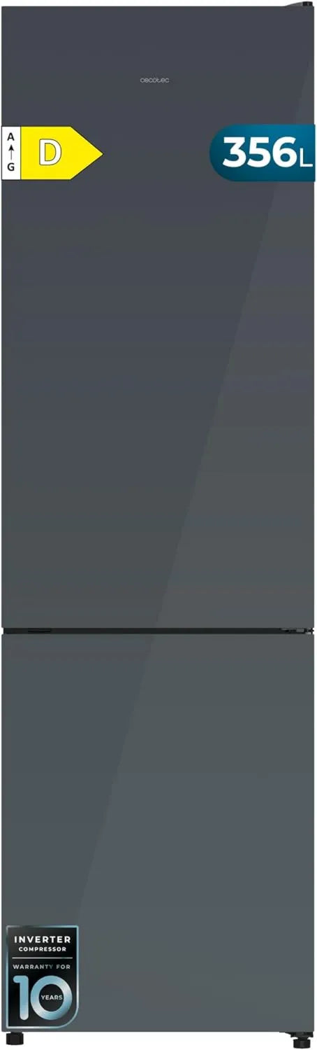 Cecotec frigorífico, 356L, 200 cm, 59.5 cm, Ancho, Tecnología Multi Airflow, FreshnessFlex y HumidityFlex HUB