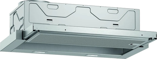 NEFF D46ED22X1 N50 campana extractora, 60 cm, salida o recirculación, color plateado