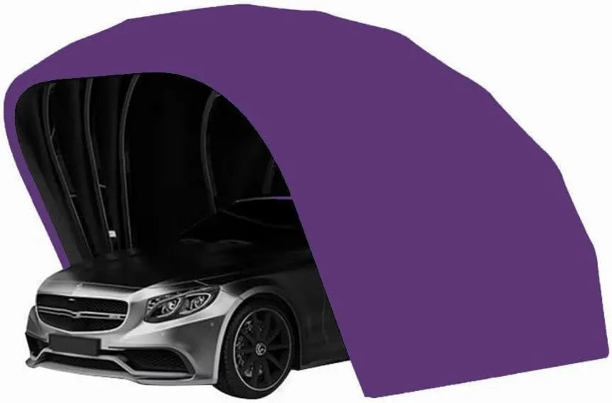 W 2, acero inoxidable, diseño plegable, 5 M, Refugio para Coches, Marquesina para Coches, Garaje para Coches, Cobertizo para Coches, Casa De Coches