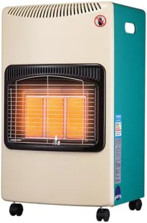 Armario de almacenamiento, 4.2kW, diseño plegable, con ruedas, Estufa de Gas Portátil Interior y Exterior, Giratorias, Regulador y Manguera