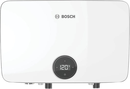 Bosch calentador de agua eléctrico, 27 kW, Thermotechnology Tronic 6100, sin tanque, color blanco