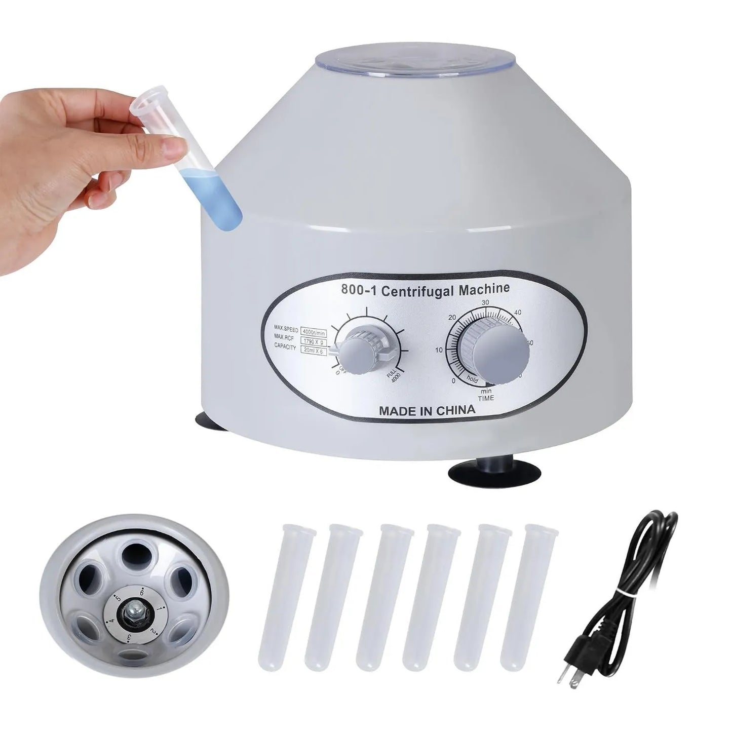 Rizador de pelo, 60 minutos, 4000 RPM, 20 ml, control programable, plasma con temporizador, control de velocidad, baja velocidad