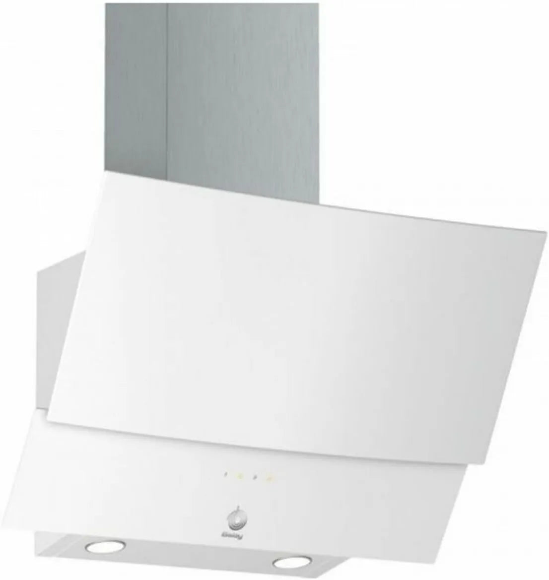 Balay 3BC565GB campana extractora, 593m3/h, 60 cm, Campana Decorativa Inclinada, Serie Crystal, Control Táctil