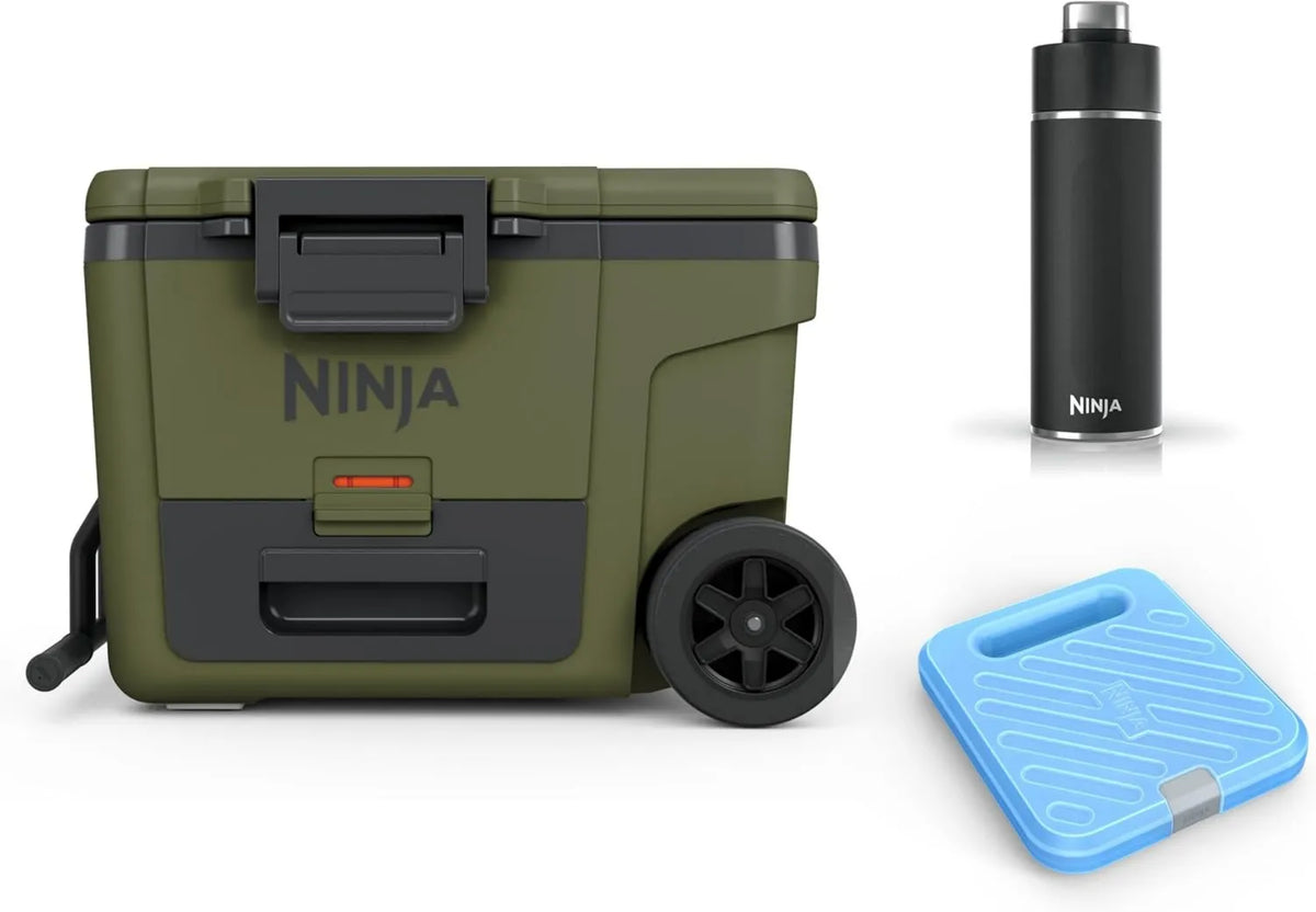 Ninja frigorífico, 42L, FrostVault, Nevera Rodante en Verde Oliva