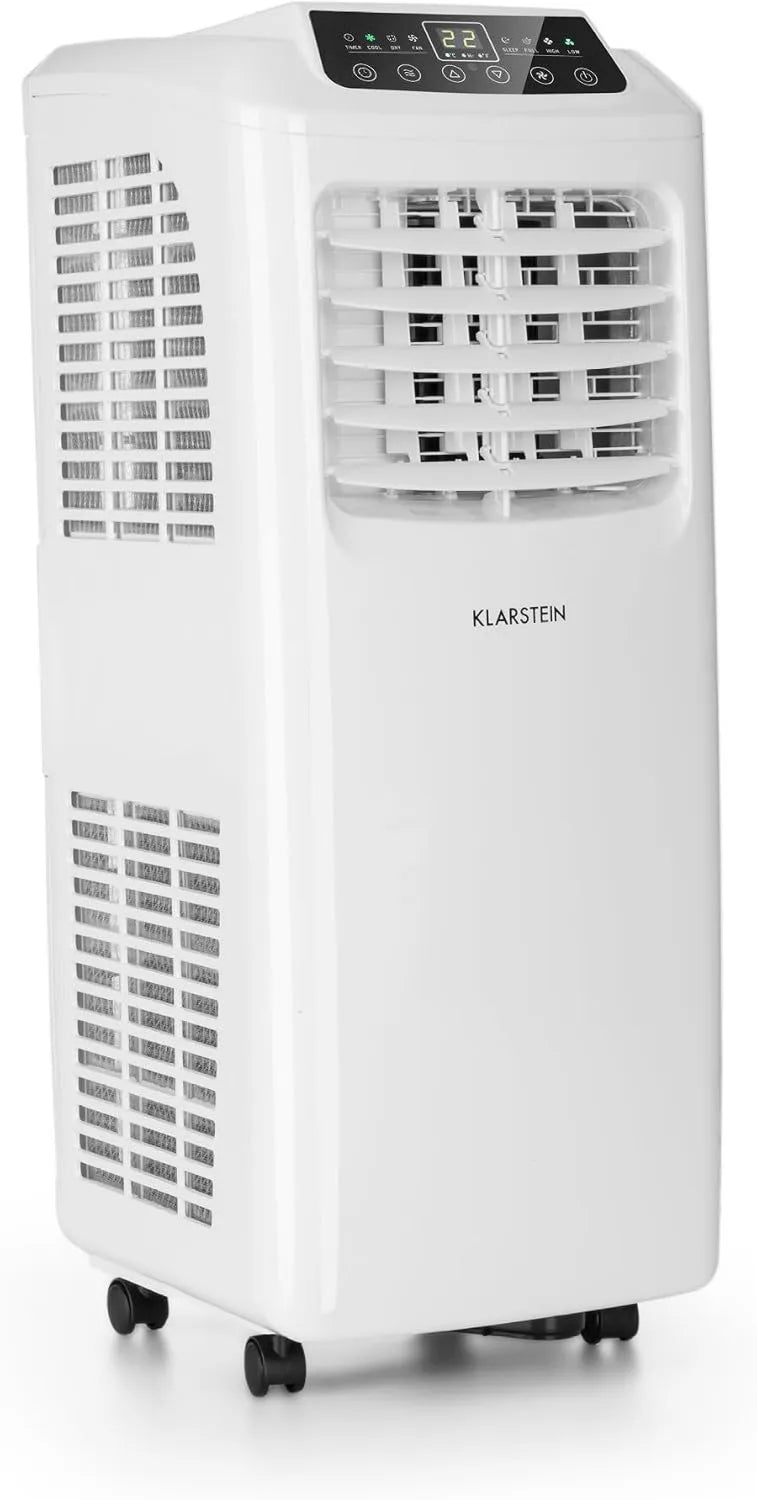 Klarstein aire acondicionado, funcionamiento eficiente, funcionamiento silencioso, mando a distancia, 7,000 BTU, Portátil y Silencioso