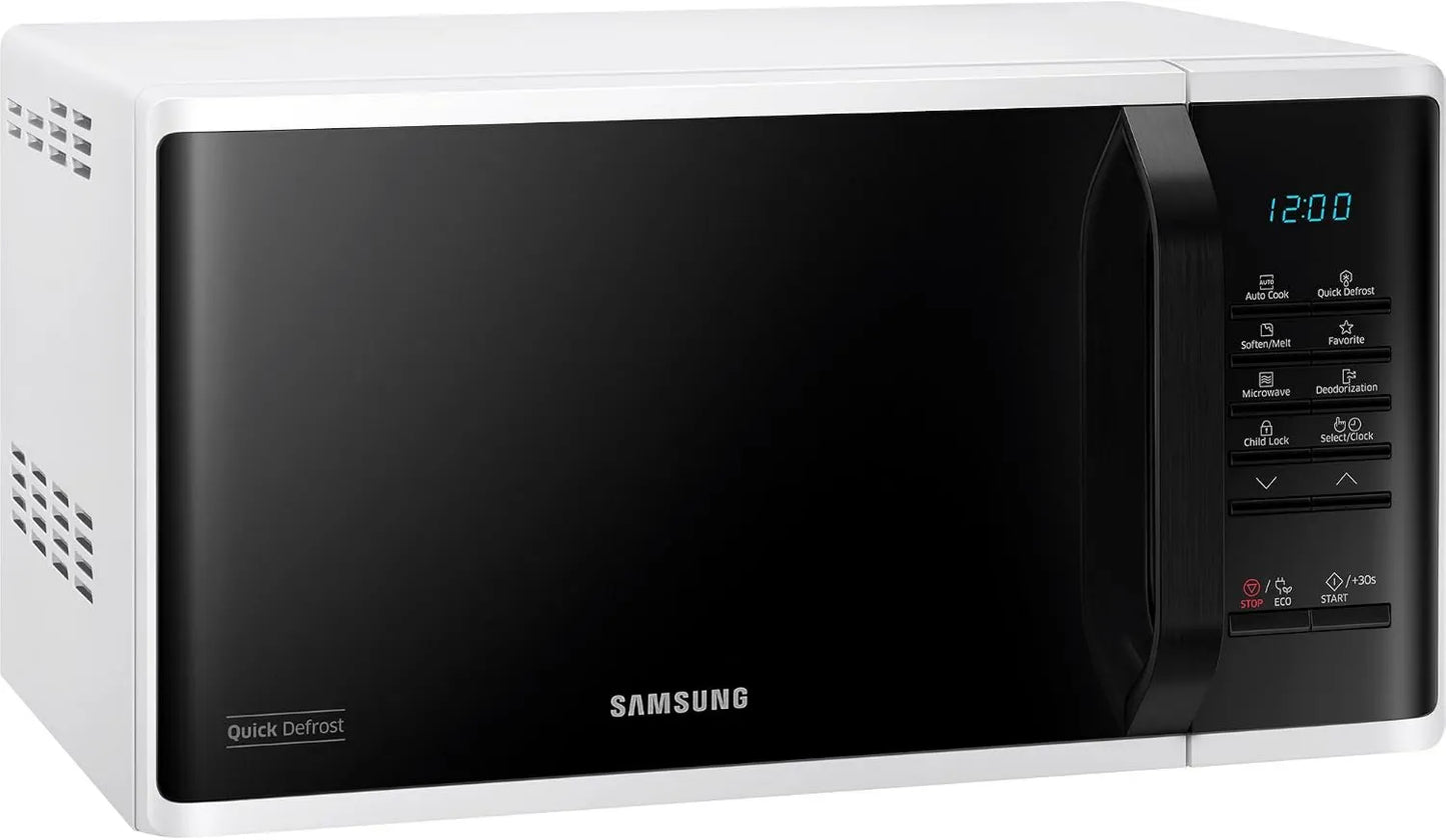 Samsung MS23K3513AW/EG horno microondas, 23 L, 800 W, Solo microondas
