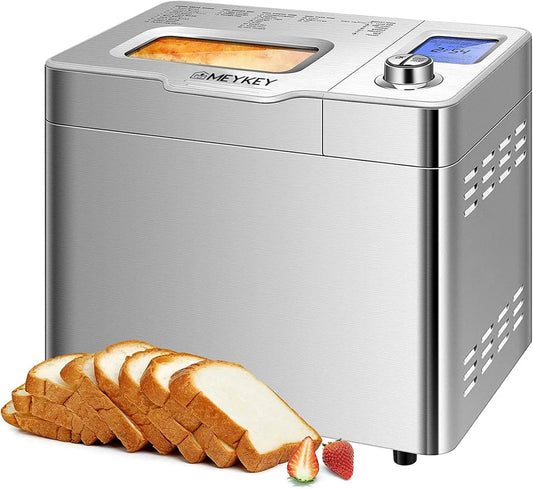 Panificadora, 900 g, 550 W, 36 x 22 x 30 cm, con capacidad de hasta, programas inteligentes y automáticos
