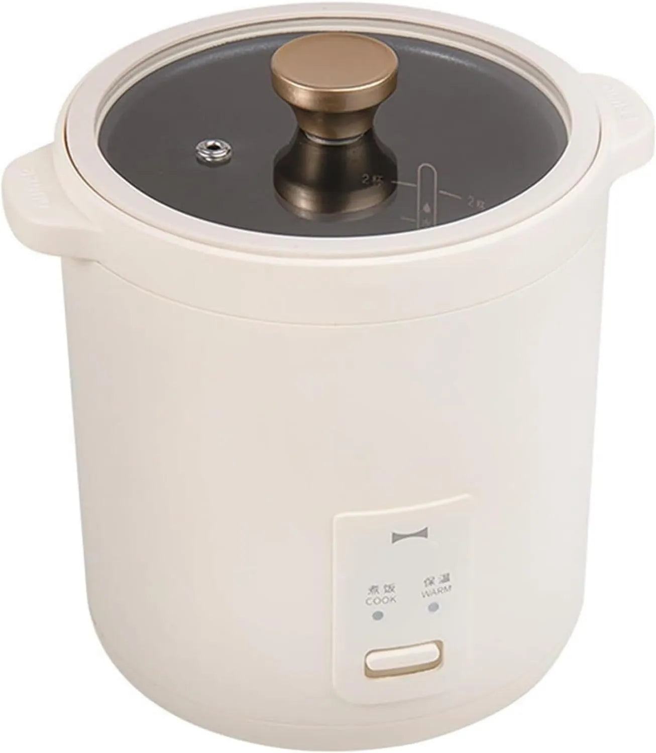 Arrocera eléctrica, 1.2L, Olla Mini Multifunción Cocina para 1-3 Personas