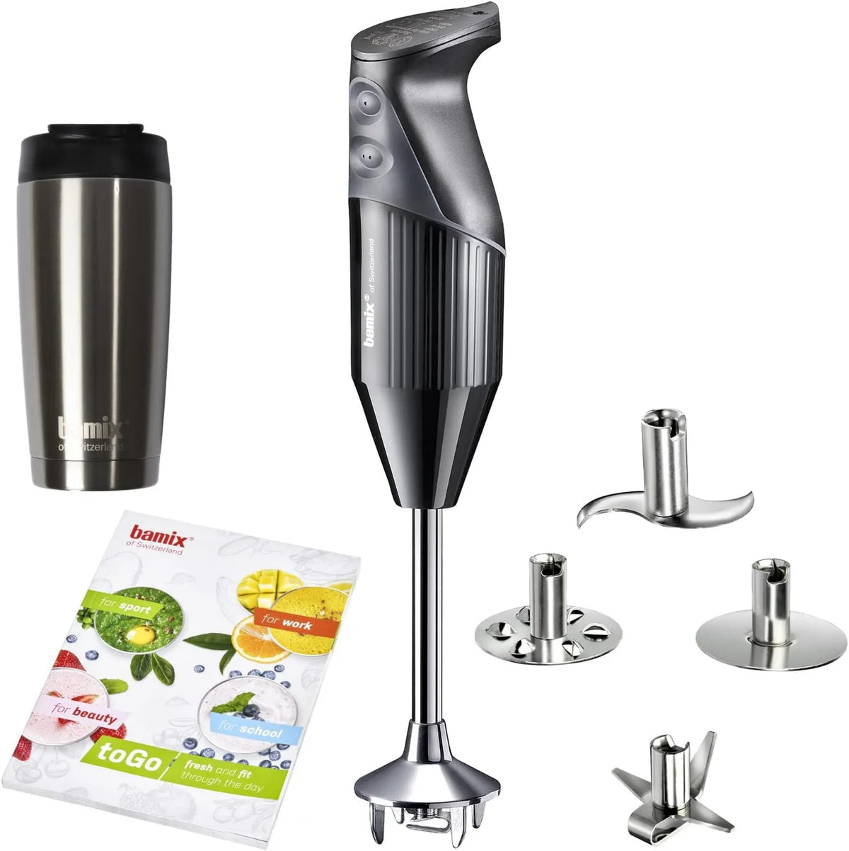 Batidora de mano, 200 W, batidora de inmersión Negro D