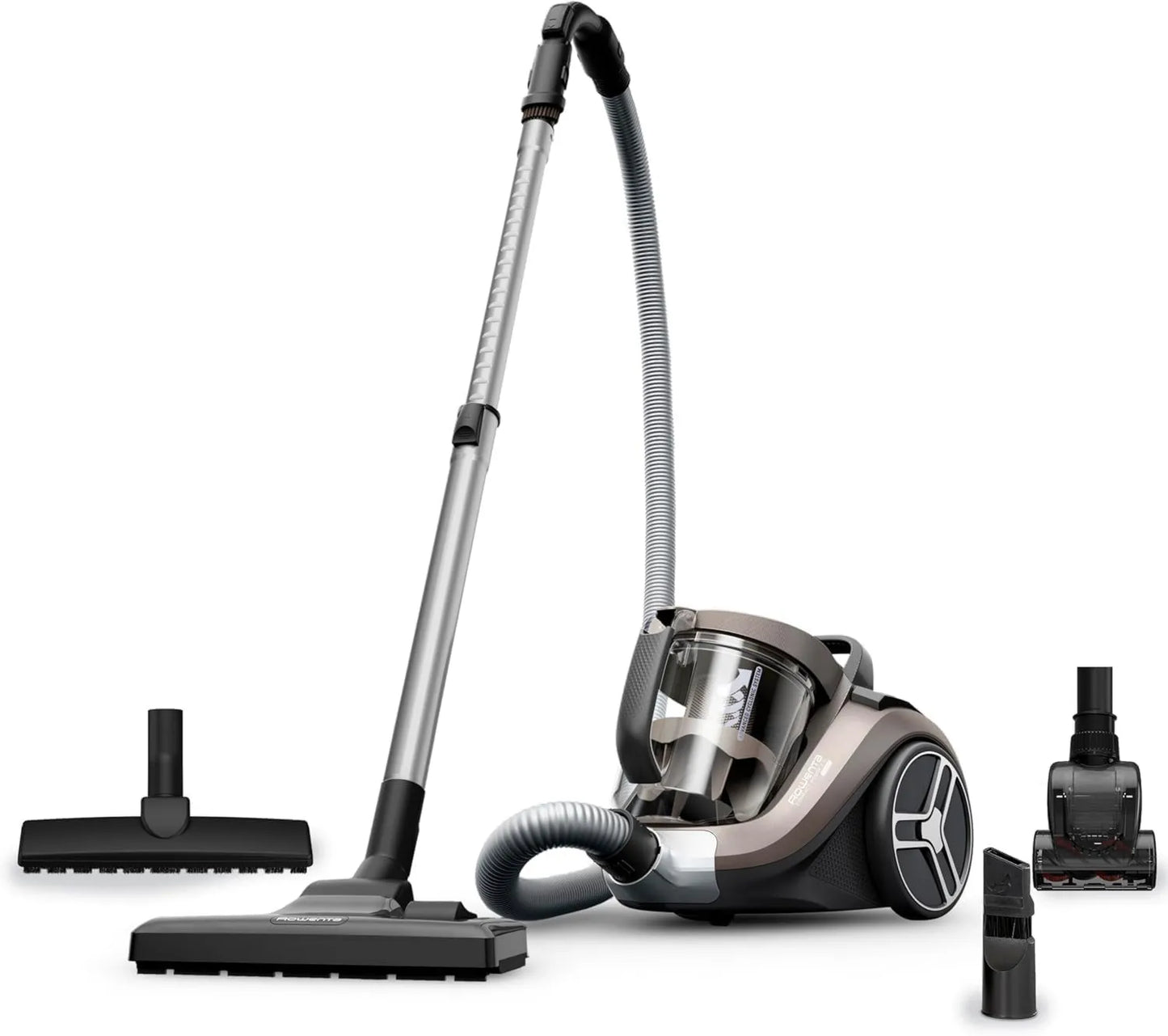 Rowenta aspiradora, 900W, 2.5L, Compact Power XXL sin Bolsa, Motor Eficiente Energéticamente, Filtración Ciclónica Avanzada, Cuidado Animal