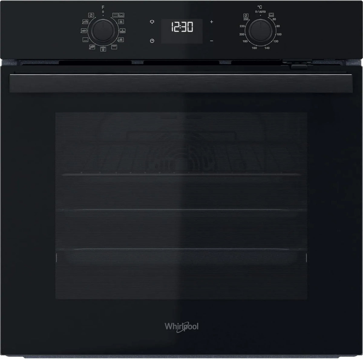 Whirlpool OMR58HU1B horno eléctrico, Horno Cristal Negro