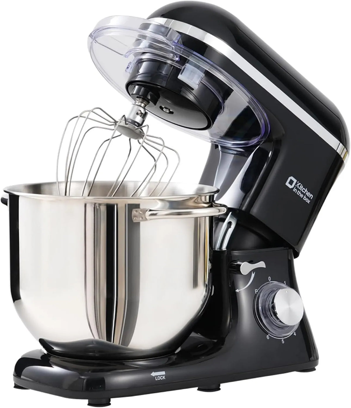 Amasadora de cocina, 1400 W, 7,5 L, in the box Batidora Amasadora Profesional, Robot de Cocina Con Batidor, Gancho Amasador, Batidora Mezcladora