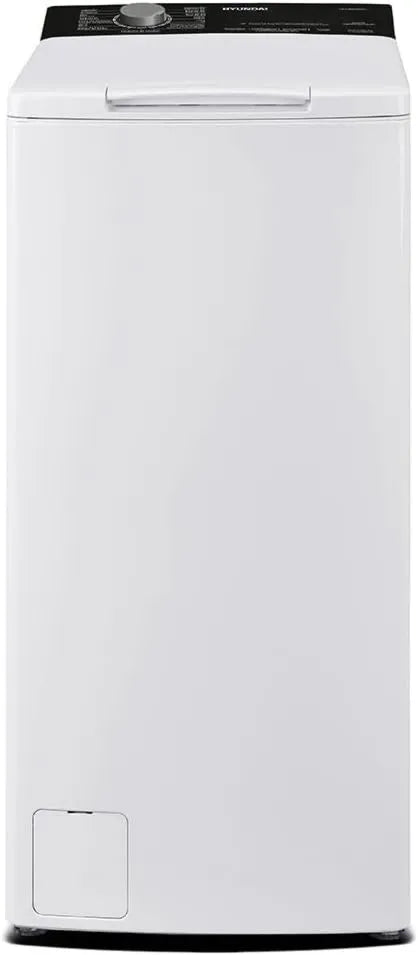 Lavadora HLCS6200C, 6 kg, 2100W, 1200rpm, 16 Programas, Hyundai Carga Superior Blanca, Función Stop&Go, Clase de Eficiencia Energética C