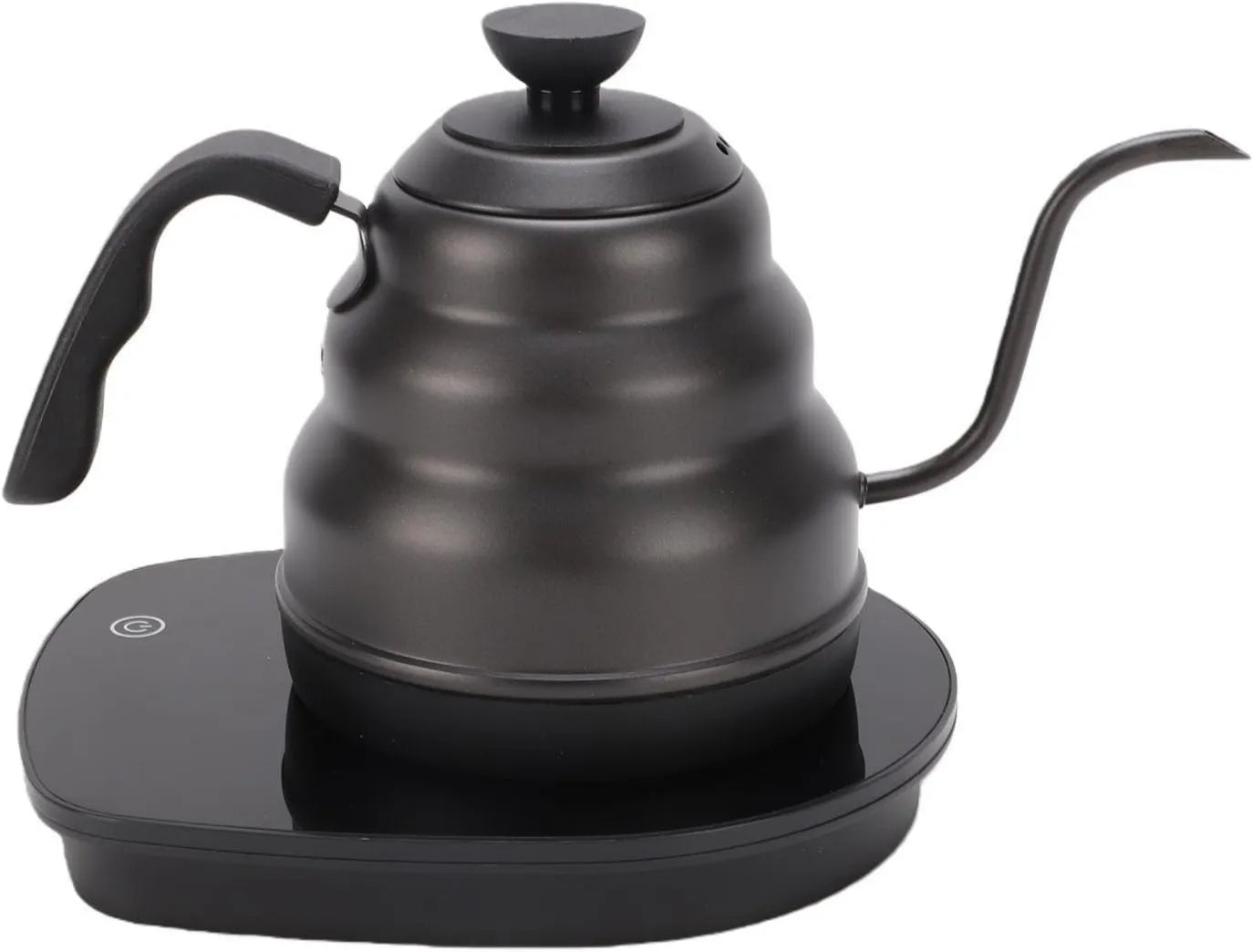 Hervidor eléctrico, 600 Ml, control programable, acero inoxidable, con Cuello de Cisne, para Cocina Casera y Preparación, Enchufe europeo