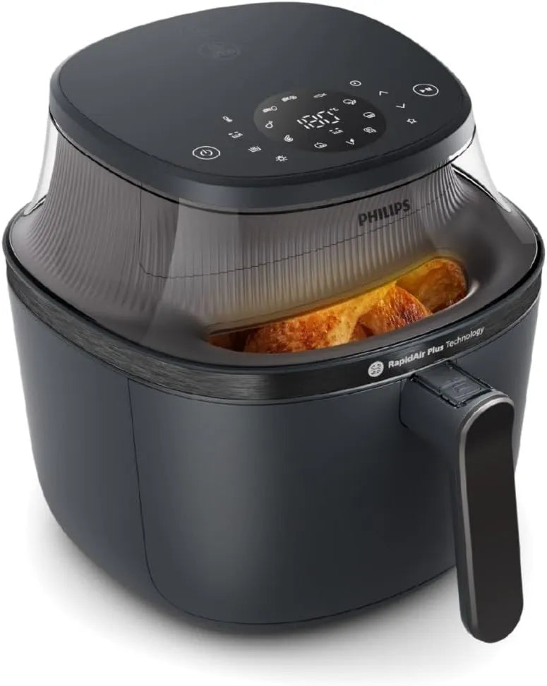 Philips NA320/00 freidora de aire, cocción por aire caliente, 4.2L, Airfryer Serie 3000, Ventana de cocción, Tecnología RapidAir Plus