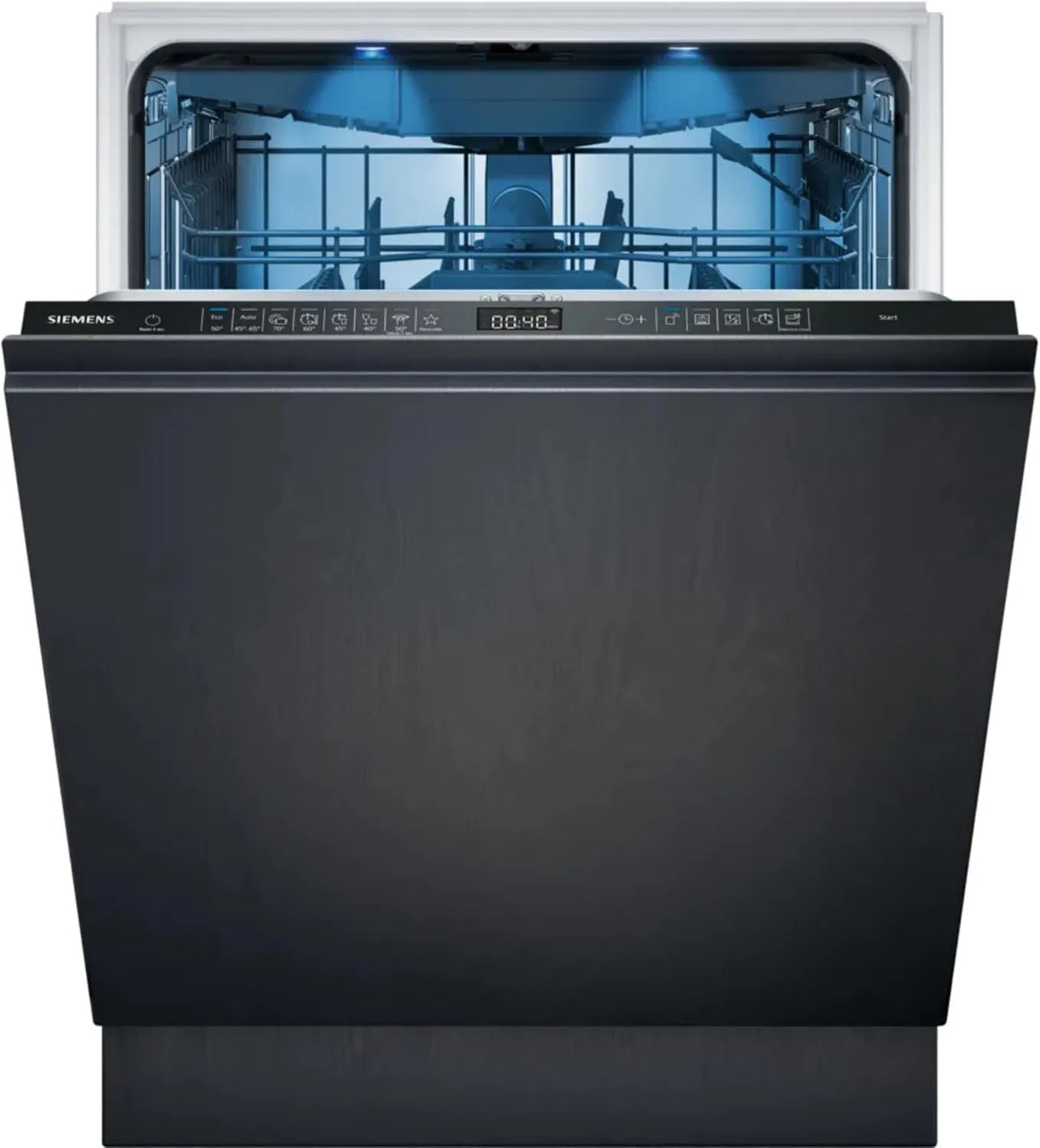 Siemens SX95EX12CE lavavajillas, 60 cm, funcionamiento silencioso, iQ500 Inteligente Totalmente Integrado, Hecho en Alemania, Cajón para Cubiertos