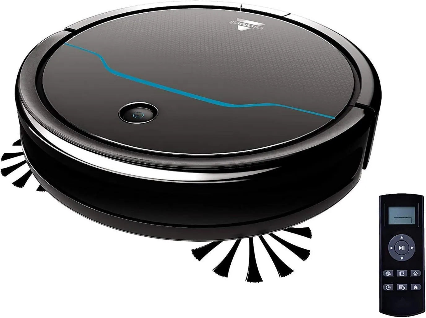 Bissell EV675 aspiradora, 100 minutos, mando a distancia, robot-aspirador para suelos duros y moquetas y alfombras, autonomía de hasta