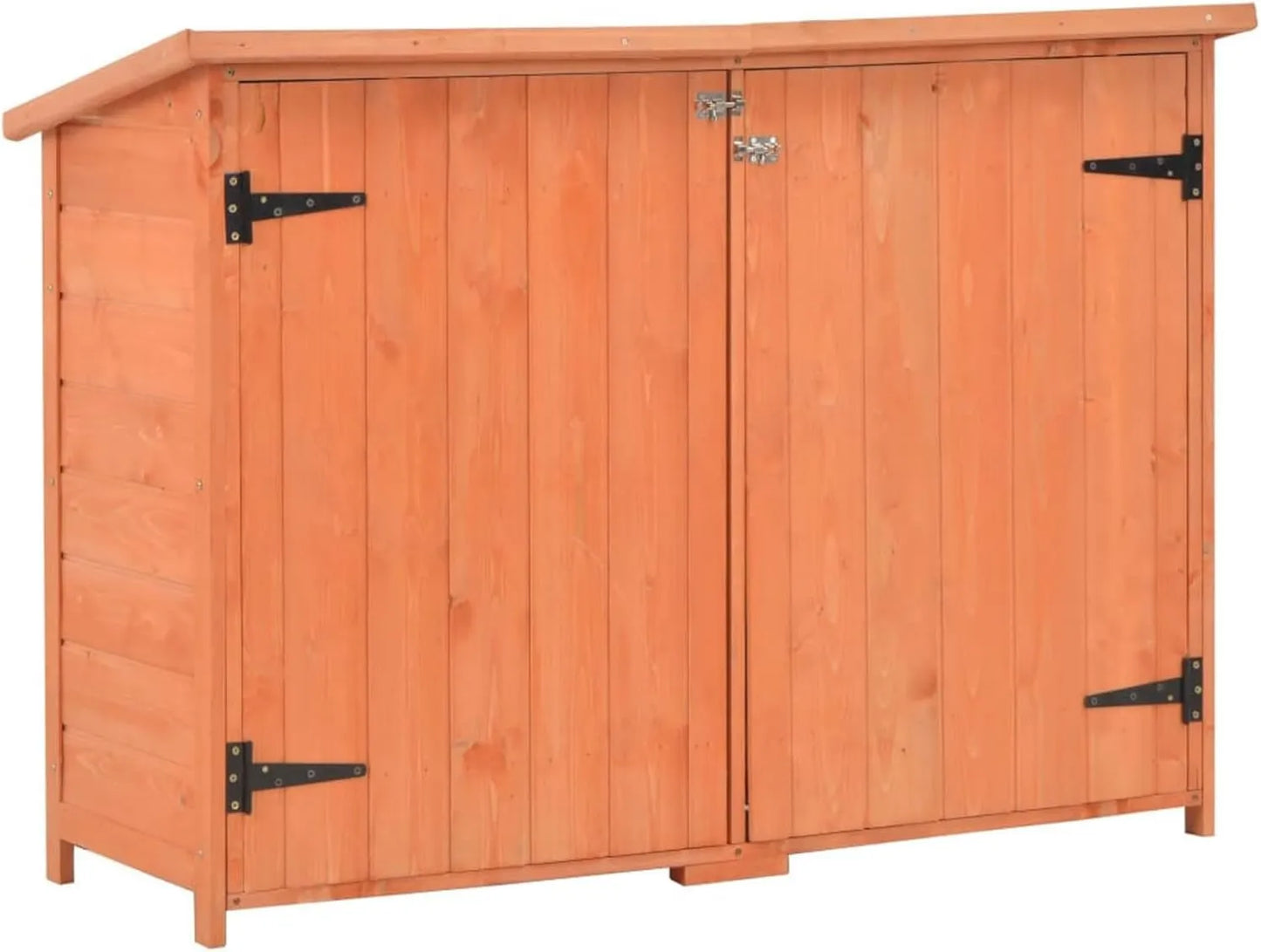 Cobertizo de jardín, 128 x 42 x 91 cm, almacenamiento exterior protegido