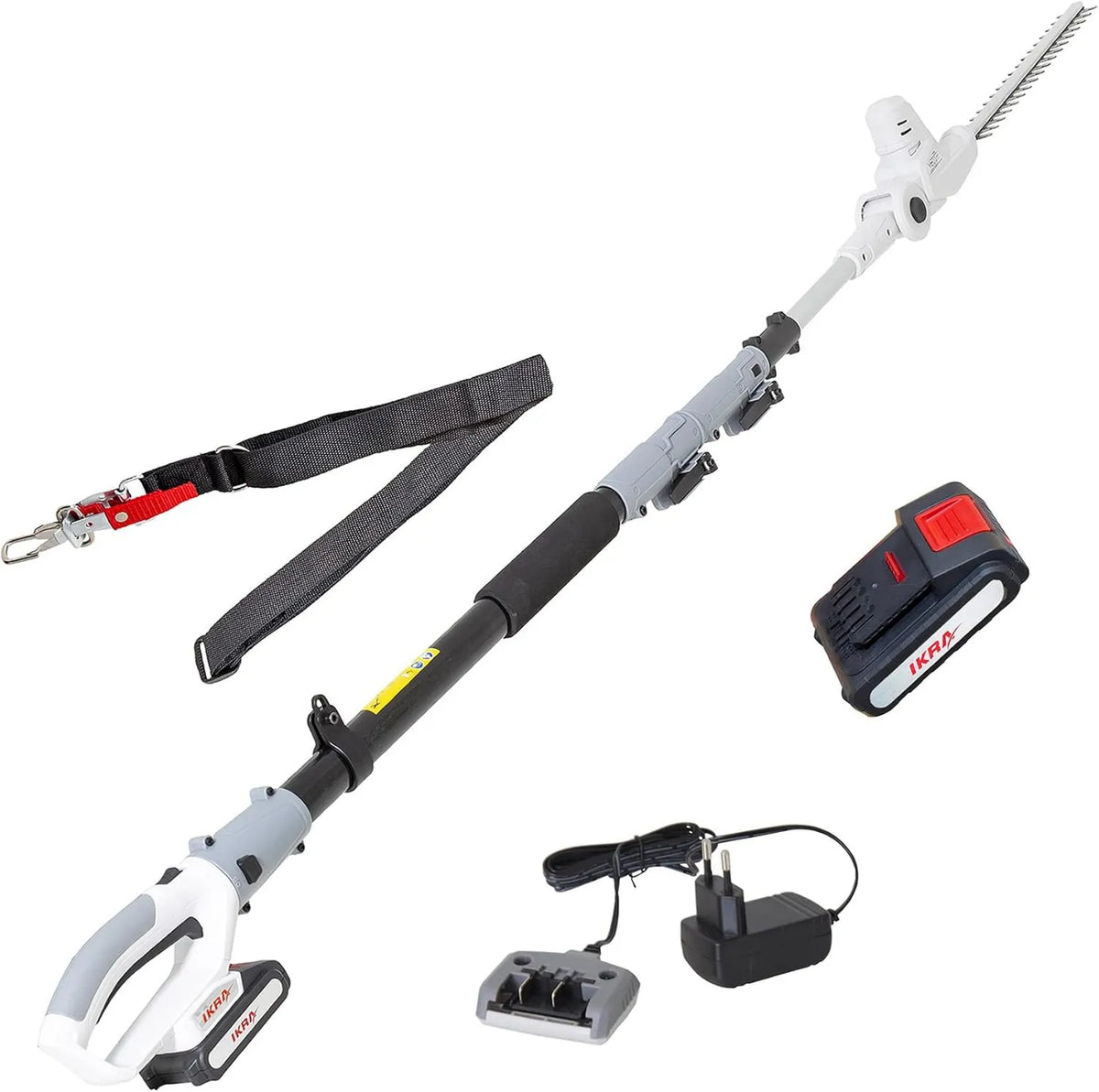 ICPH 2040, 20 V, telescópico IKRA incl. batería, estación de carga y correa para el hombro